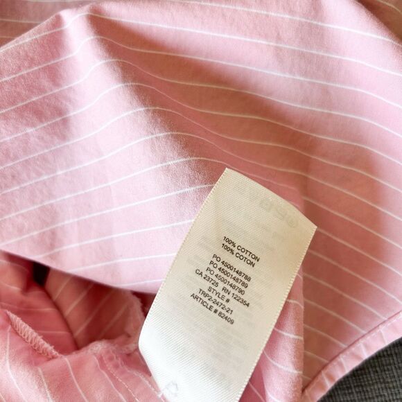 Aritzia Sunday Best Poppy Oxford Shirt Cropped Button-Up Shirt Normcore - Picture 7 of 7